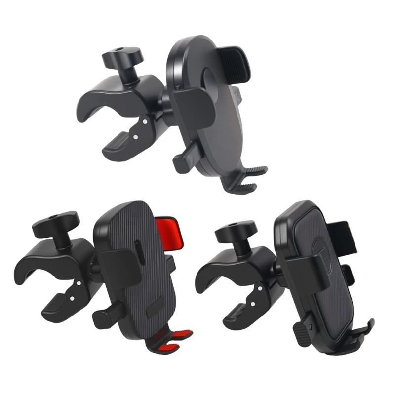 E65C Adjustable Bike Phone Holder Compatible for 15 to 45Mm Handlebars for Cycling Running Motorcycle & Outdoor Activity