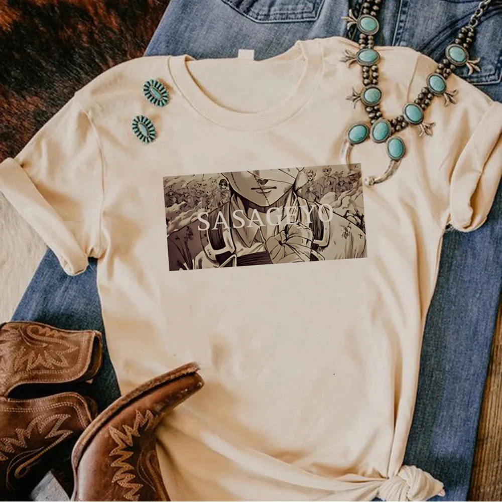 Attack on Titan t-shirt female kawaii graphic anime University Psychedelic Y2k t-shirt Graphic anime Pop Culture Comfortable
