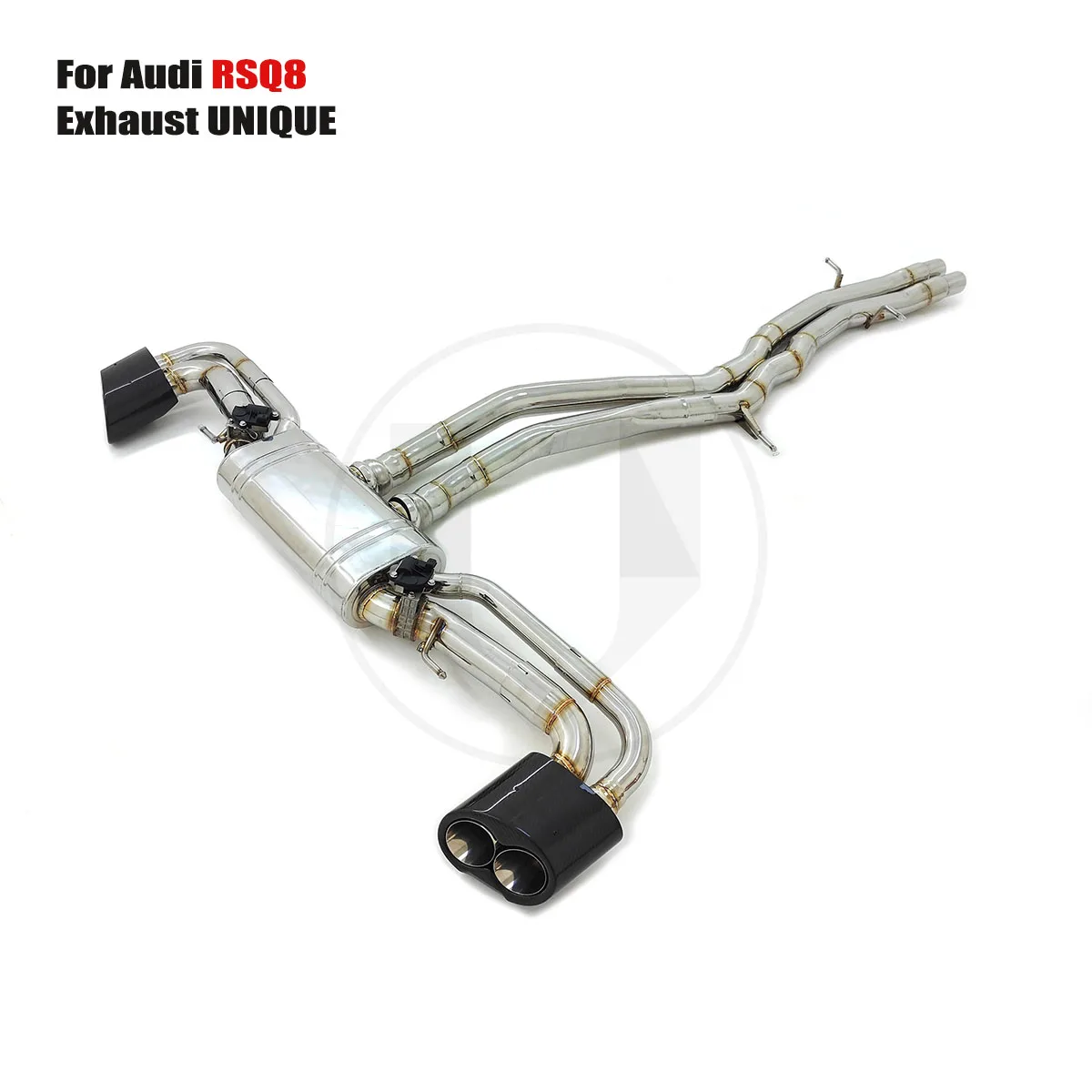 UNIQUE For AUDI RSQ8 performance valve exhaust system ss304 exhaust muffler