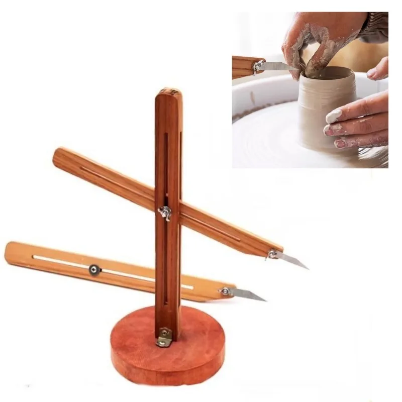 

Ceramic Drawing Blank Positioner Set For Measuring Height & Width Multi-functional Blank Repair Modeling Artifact Pottery Tools