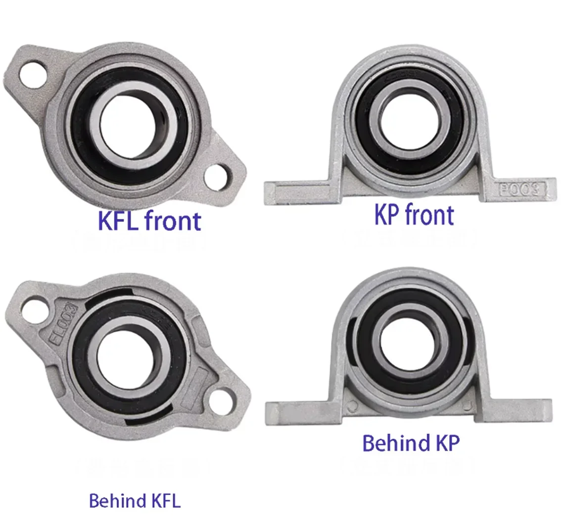 Zinc Alloy Diamond Shaped Seat Bearing Pillow Block Mounted Support KFL08/000/001/002/003/004/005/006 KP08/000/001/002-006