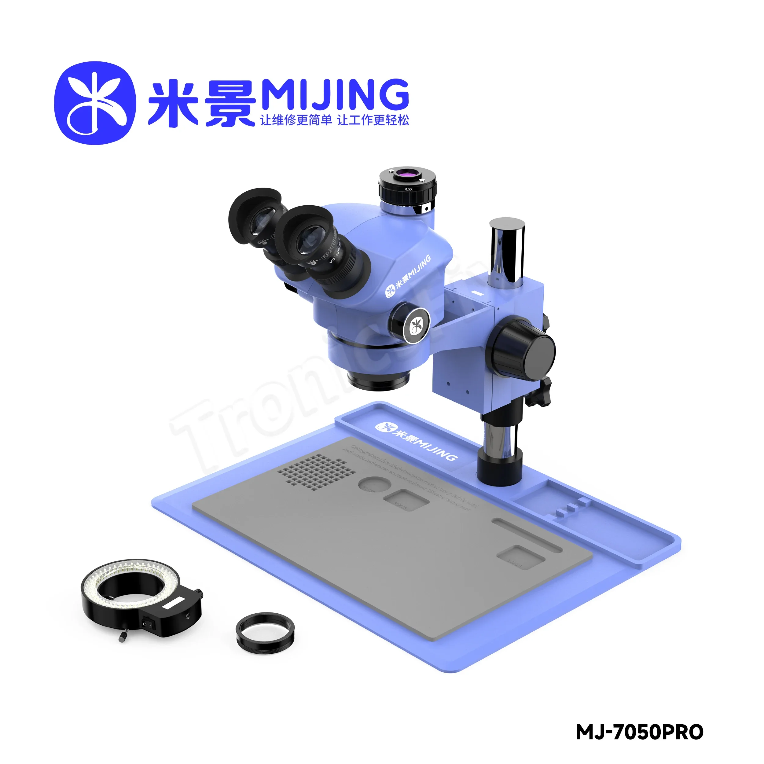 

Микроскоп Mijing MJ7050Pro, ремонт материнской платы мобильного телефона, HD-микроскоп 7-50X, непрерывная переменная камера Mijing 4K