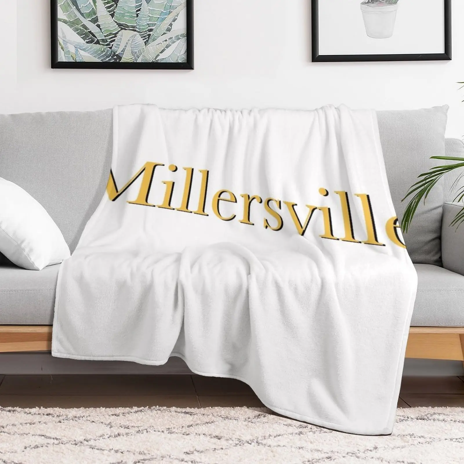 Millersville Throw Blanket Luxury Throw Soft Plush Plaid for sofa Luxury Thicken Blankets