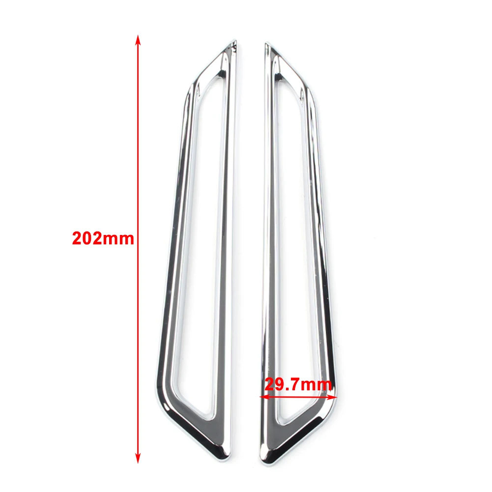 2 Pcs Chrome Motorcycle Taillight Rear Trim Accents Decoration For Honda Gold Wing GL1800 2018-up Goldwing Tour 2018 2019 2020