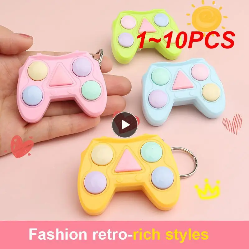 

1~10PCS Fidget Mini Handle Fingertip Electronic Game Console Machine Baby Memory Trainer Creativity Interactive Puzzle Stress