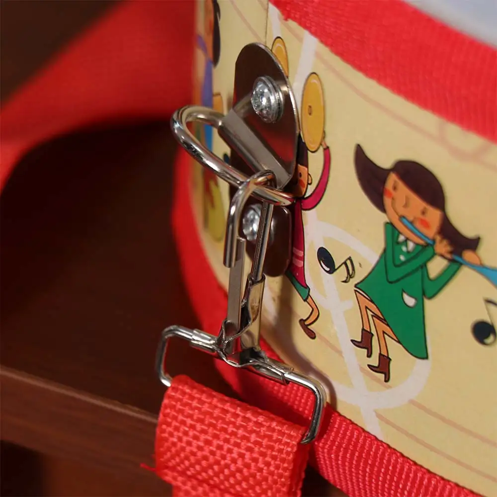 

Double Sided Instrument Hand Drum Percussion Instrument Montessori Musical Instrument 6 Inch 8 Inch Beat Wood Drum