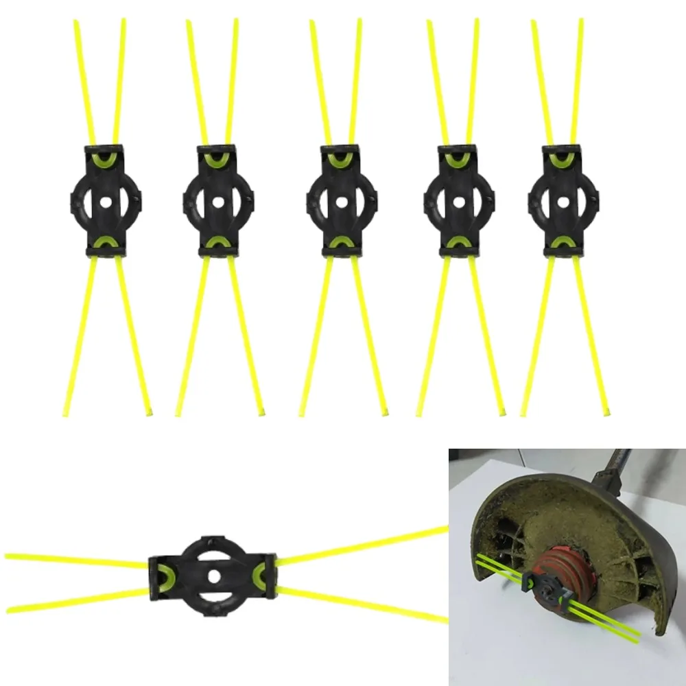 2/5/10PCS Simple Grass Rope Mower Accessories Straw Rope For Lawn Care And Gardening Mower Cutting Rope Mower Head Weeding Brush