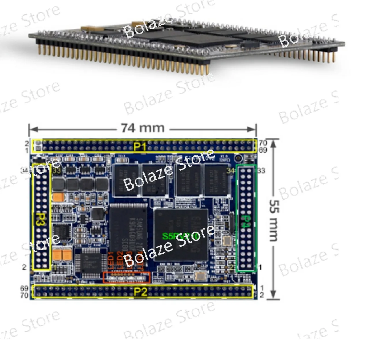 Core Board Tiny210  Cortex-A8