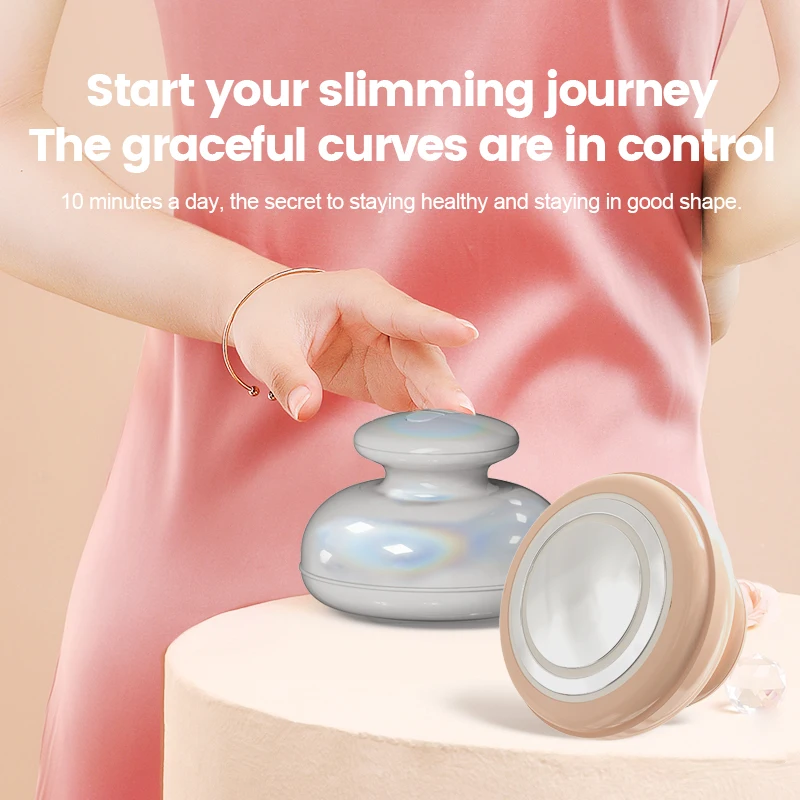 Electric Body Slimming Machine Fat Burner Slim Shaping Device LEDEMS Ultrasonic Vibration Heating Lose Weight Cellulite Massager