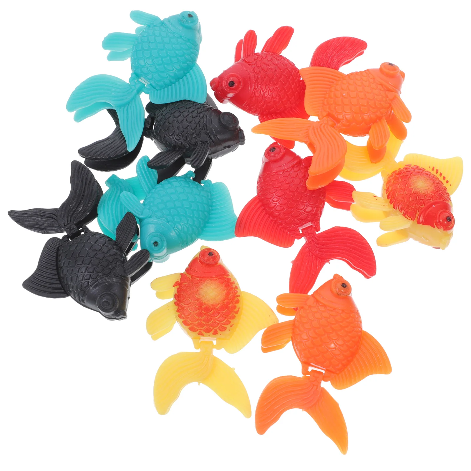 

10pcs Simulated Fish Accessories Fake Goldfish Decorations Mini Size Plastic Aquarium Ornaments Durability Kids Toys