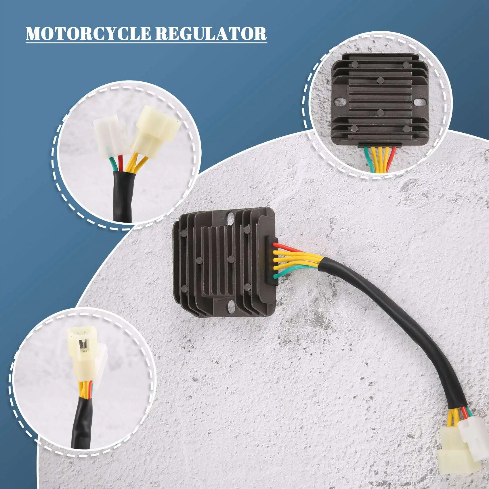 مقوم منظم الدراجة النارية ، 12 فولت ، مناسب لـ GT250 ، GT650 ، COMS ، GT250R ، GT650R ، GT650S ، ST7 ، 32800HN9101 ، 32800HN9110