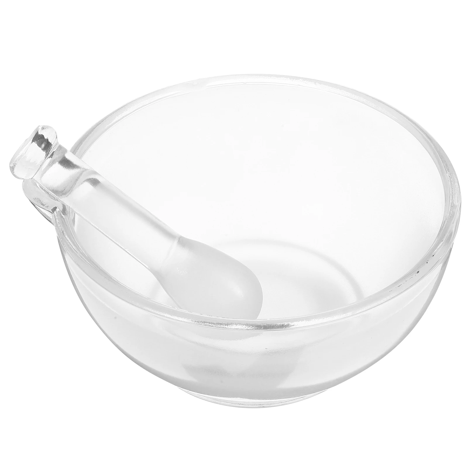 1Set Lab Pestle Glass Bowl Set Non Slip Base Heavy Duty Grinding Tool Kitchen Glass Bowl and Pestle Lab Bowls Labs Supplies