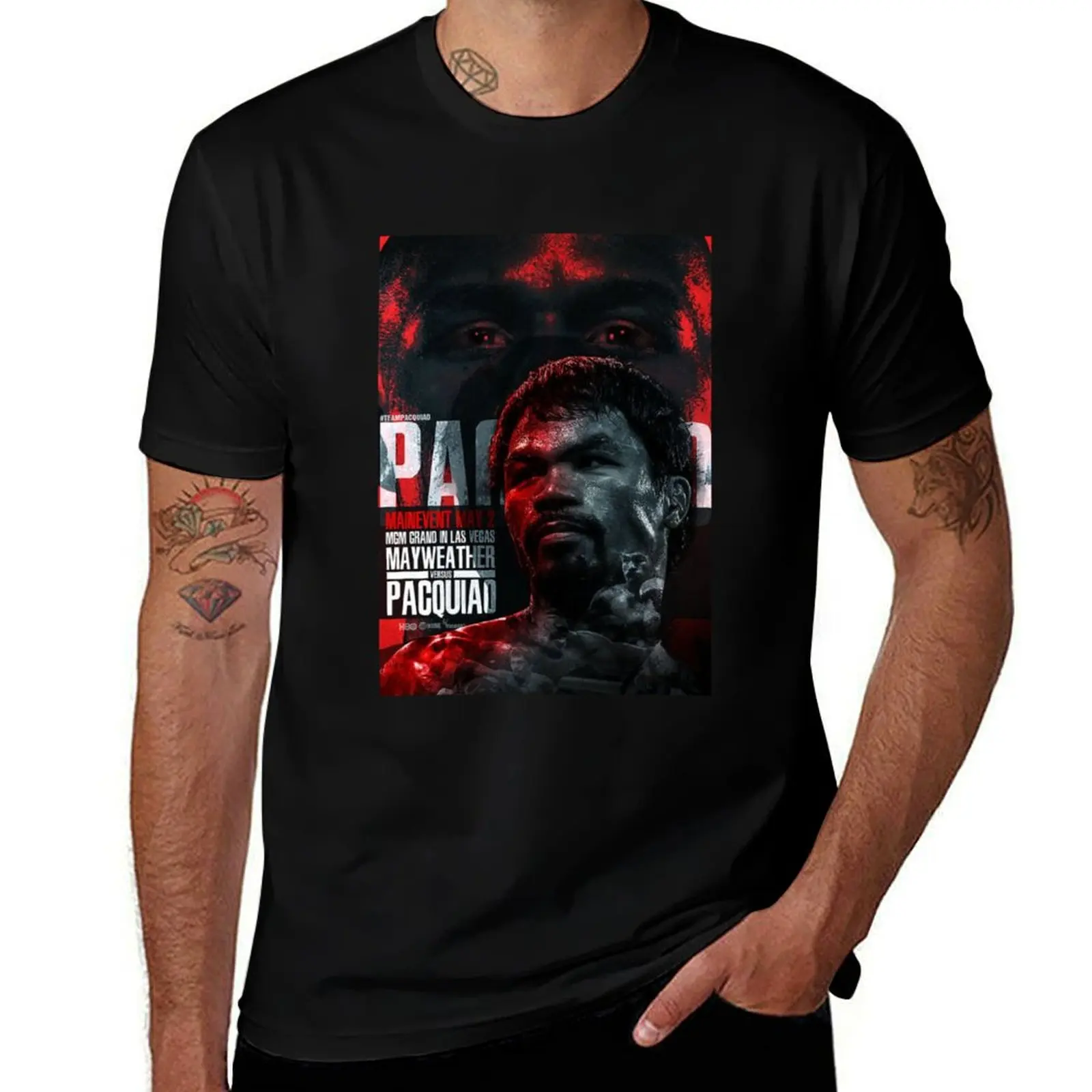 

manny pacquiao T-Shirt Fashion Letter Print T-Shirt