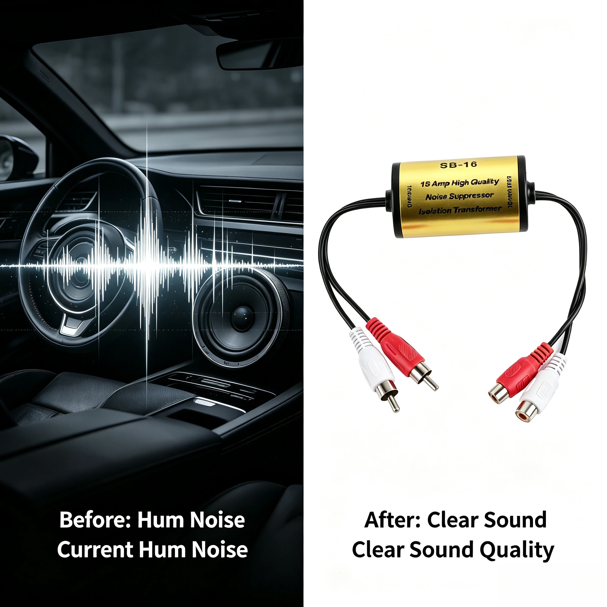 Audio Noise Filter Ground Loop - Home Security Fence recension och pris