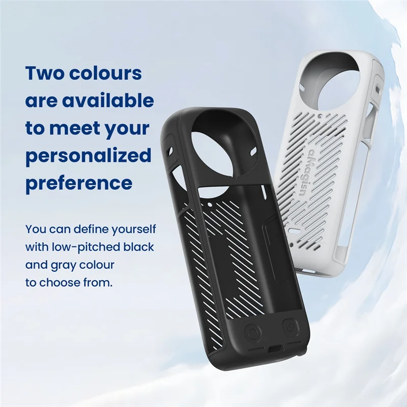 

AMAGISN For Insta360 X4 Silicone Protective Case With Lens Cover Lens Cap For Insta360 X4 Body Lens Silicone Case-N33R