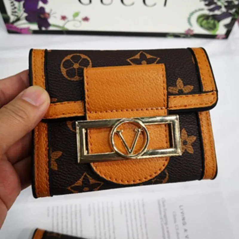 

Women's Light Luxury Wallet, Compact Storage Bag with Niche Design, Easy to Carry and Versatile Functions