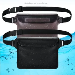 Waterproof Swimming Bag Ski Drift Diving Shoulder Waist Pack Bag Underwater Mobile Phone Bags Case Cover For Beach Boat Sports