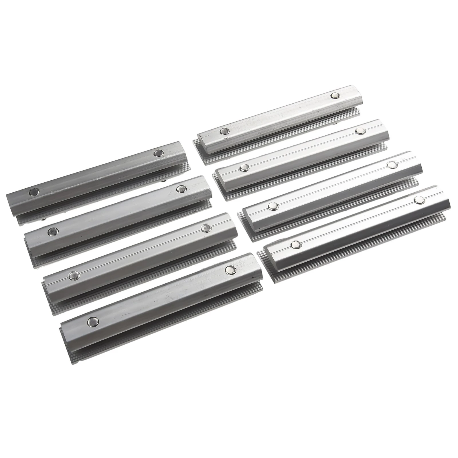 Aluminum Alloy Solar Panel Rail Profile Connector Mounting Bracket For PV Racking System 14cm Silver