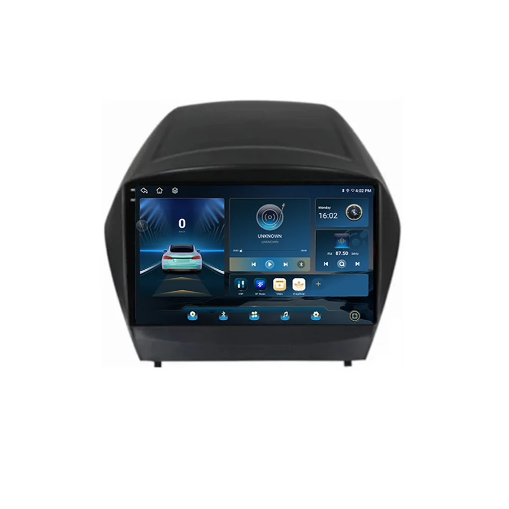 Android 16 Carplay autoradio voor Hyundai Tucson 2 LM IX35 2009-2015 navigatie GPS multimediaspeler WiFi stereo BT 360 camera - afbeelding 2