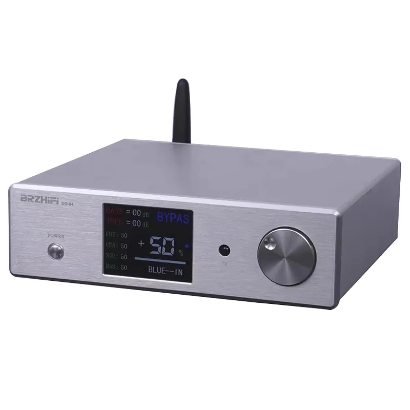 Sunbuck Bluetooth 5.3 Preamp 5.1 Fully Independent Remote Control 6 Channel With TFT Display DC12V HIFI Preamplifier Amp