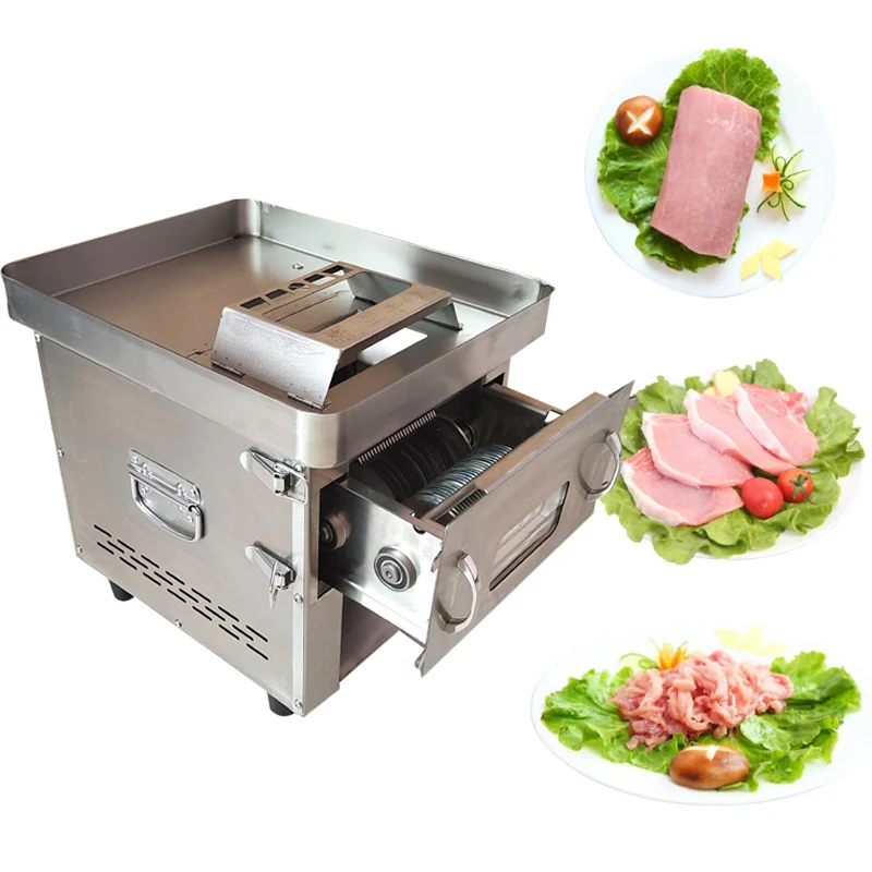 

Electric Commercial Meat Cutting Machine Stainless Steel Fresh Meat Slicer