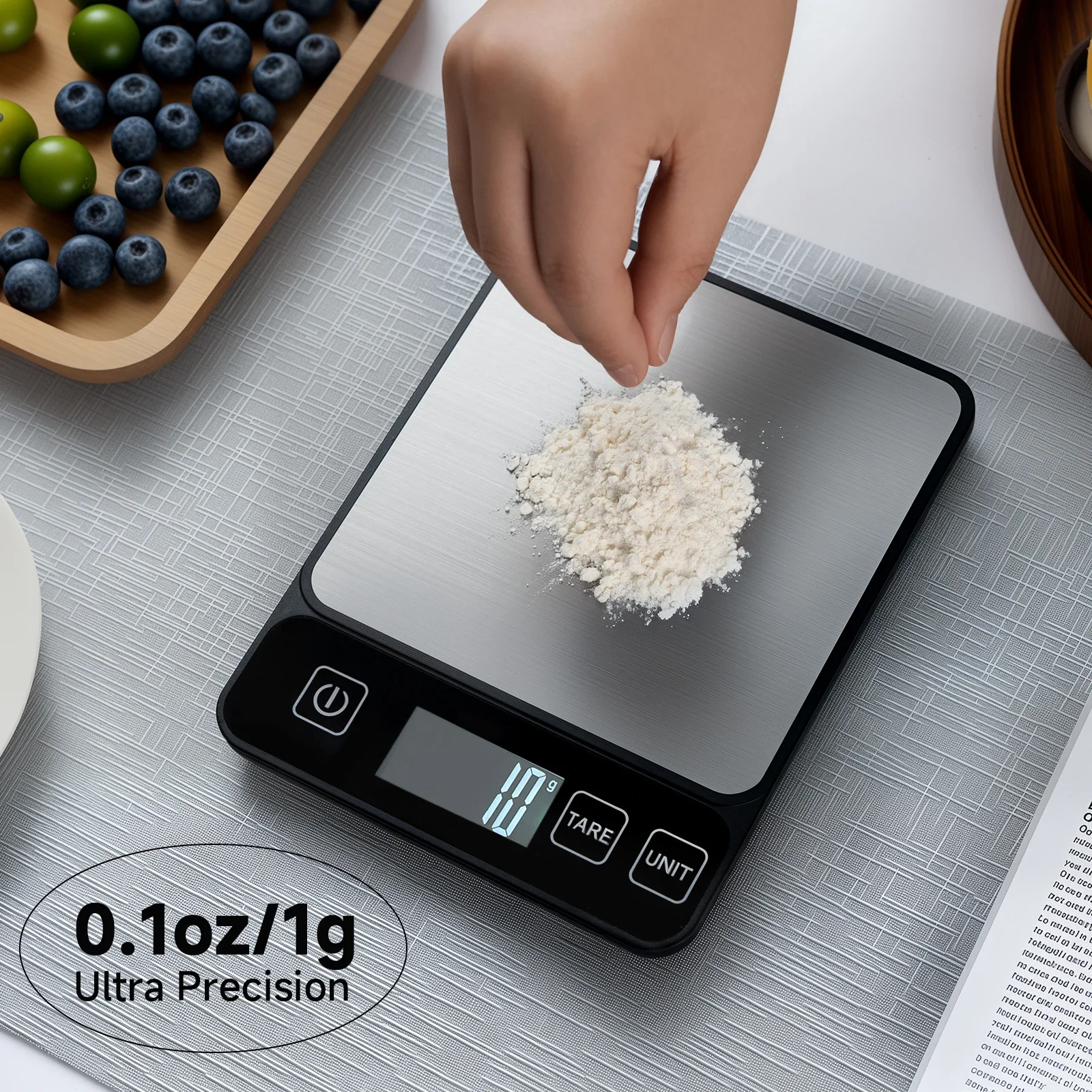 

Upgraded Kitchen Scale High-precision Electronic Scale High Quality Baking Food Coffee Tea Fruit Essential Professiona Tool