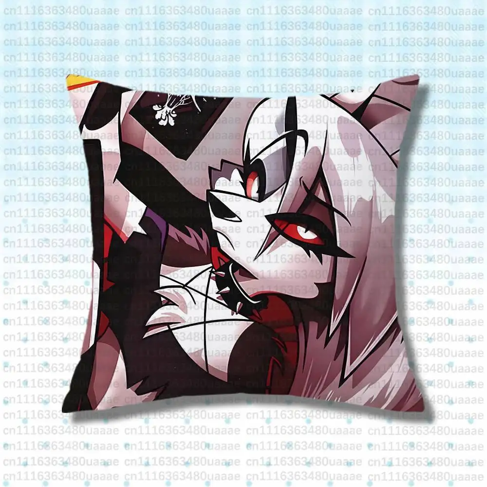 H-Helluva Boss Loona Decorative Room Aesthetics Pillow Case Home Decor Bedroom Sofa Bed Couch Pillow Cover