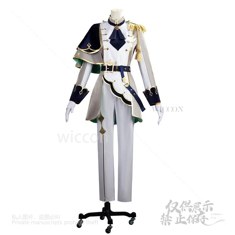 Anime gra PJSK Kaito Cos kostium fantazyjny garnitur projekt komplet rekwizytów Sekai impreza z okazji Halloween mundur rycerza fajne dostosowane