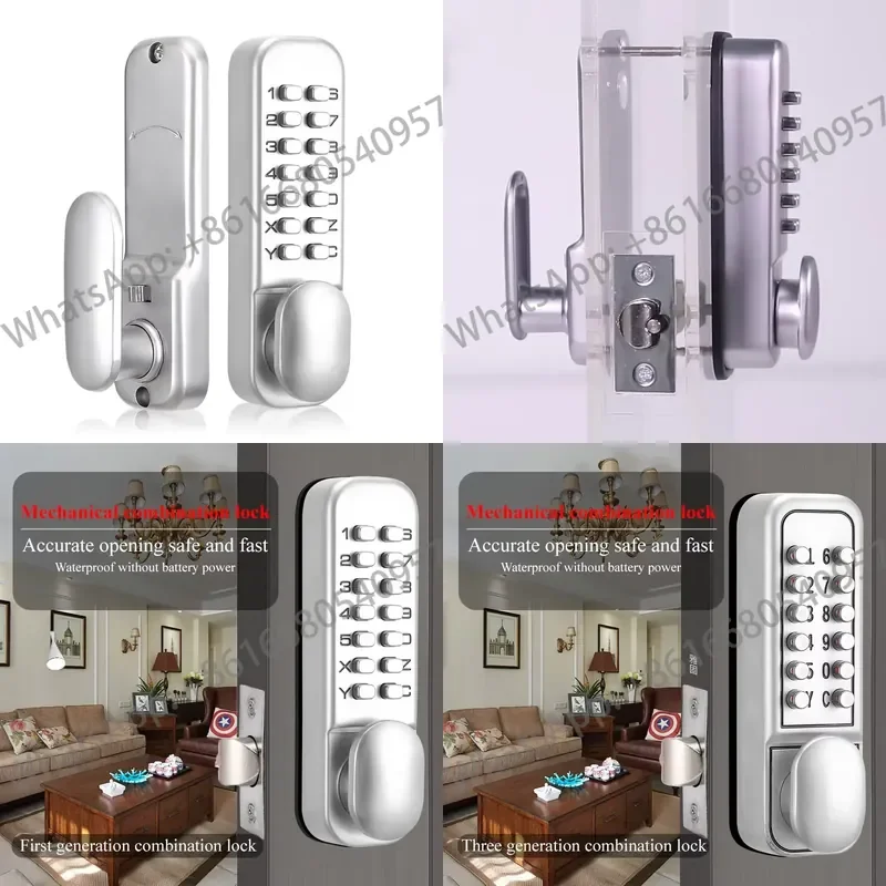 Indoor Outdoor Waterproof Password Door Digital Mechanical Code New Trending Hot Selling Items for 2026