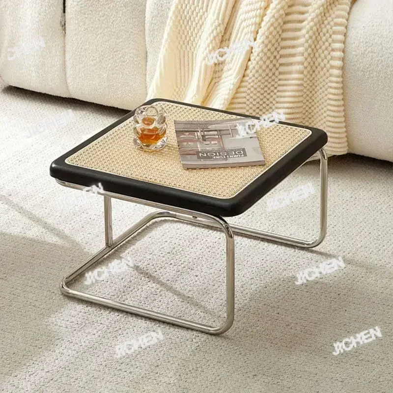 ZQT Nesting Coffee Table Set Of 2 Round Coffee Table With Adjustable Industrial End Table Side Tables For Living Room Balcony Ya