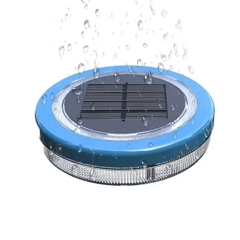 Solar Swimming Pool Lights Ip68 LED Pool Lights That Float & Glow Waterproof Long Lasting Outdoor Light up Pool Light for Garden