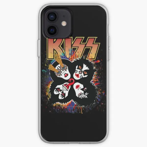 Kiss The Band Rock And Roll Over Spl  Phone Case Customizable for iPhone 11 12 13 14 Pro Max Mini X XS XR Max 6 6S 7 8 Plus Dog