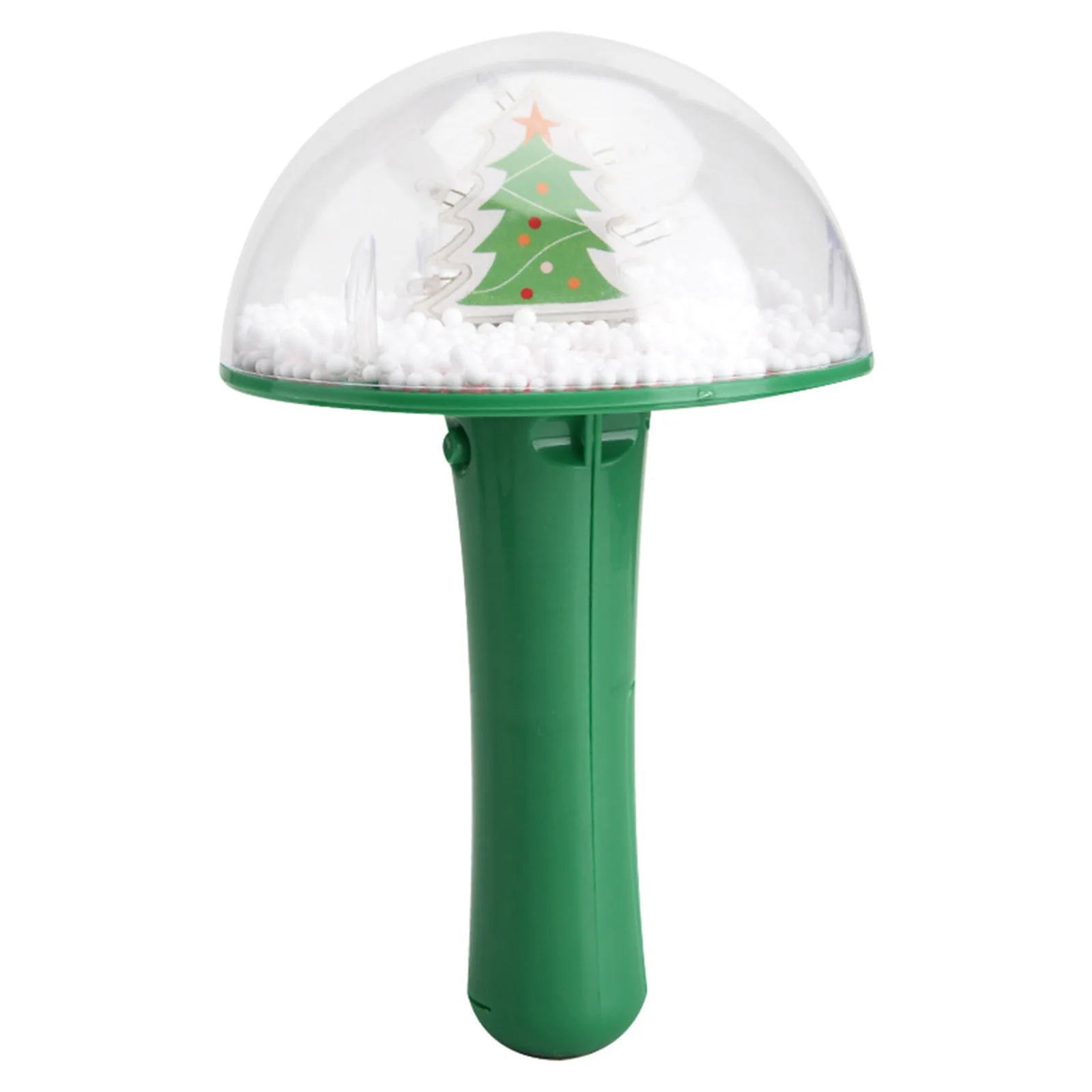 1.2 V Christmas Children LED Handheld Light Mushroom Shape Spin Toy Gift For Kids