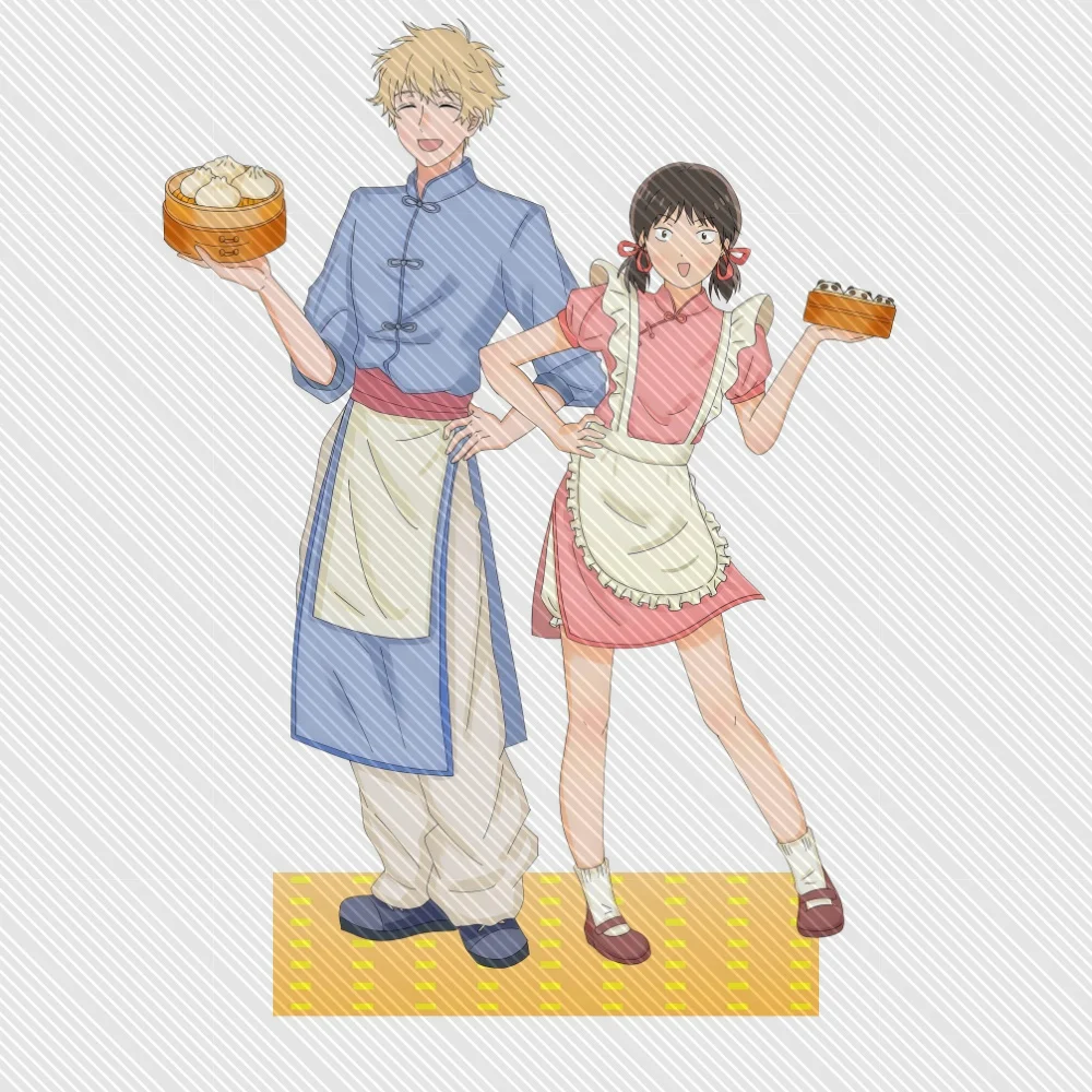 Skip and Loafer Acrylic Keychain Stand Model