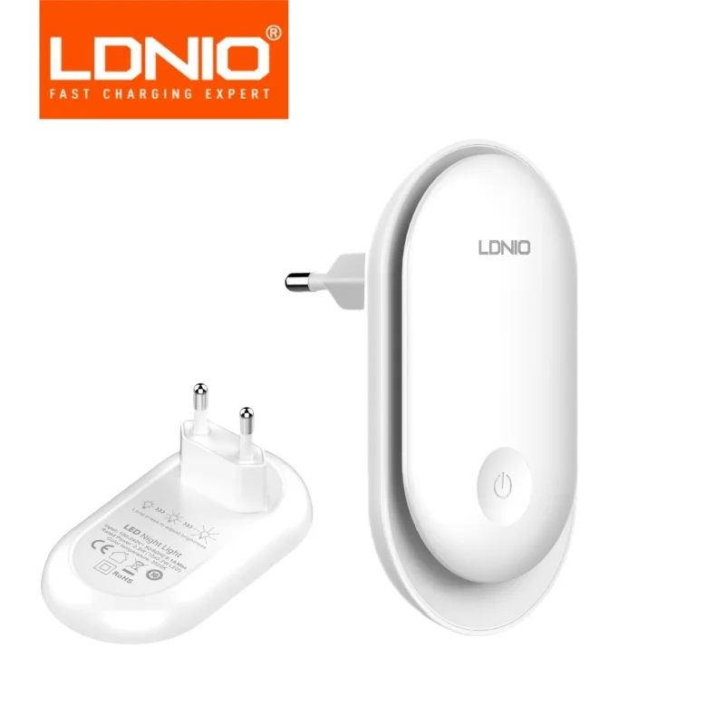 LDNIO Nachtlampje Plug In Lichtsensor Energiebesparende EU Plug Klein Led-nachtlampje Muur Gangpad Slaapkamer Slapen Kinderlamp