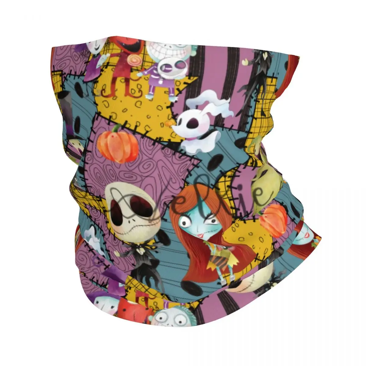 

Cute Cartoon Halloween Scarf Neckerchief Neck Face Mask Polyester