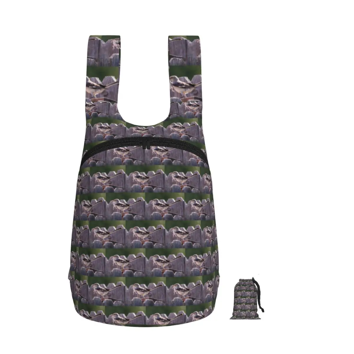 Mockingbird Catches A Lizard For Lunch Backpack Student Storage BookBag Kids School Bag Laptop Shoulder Bags for Boys Girls