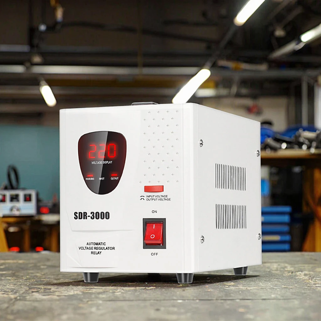 

New Products 5000W Voltage Relay Stabilizer Single Phase LCD Display 220V 50HZ Stabilizer Voltage Regulator for Printing Machine