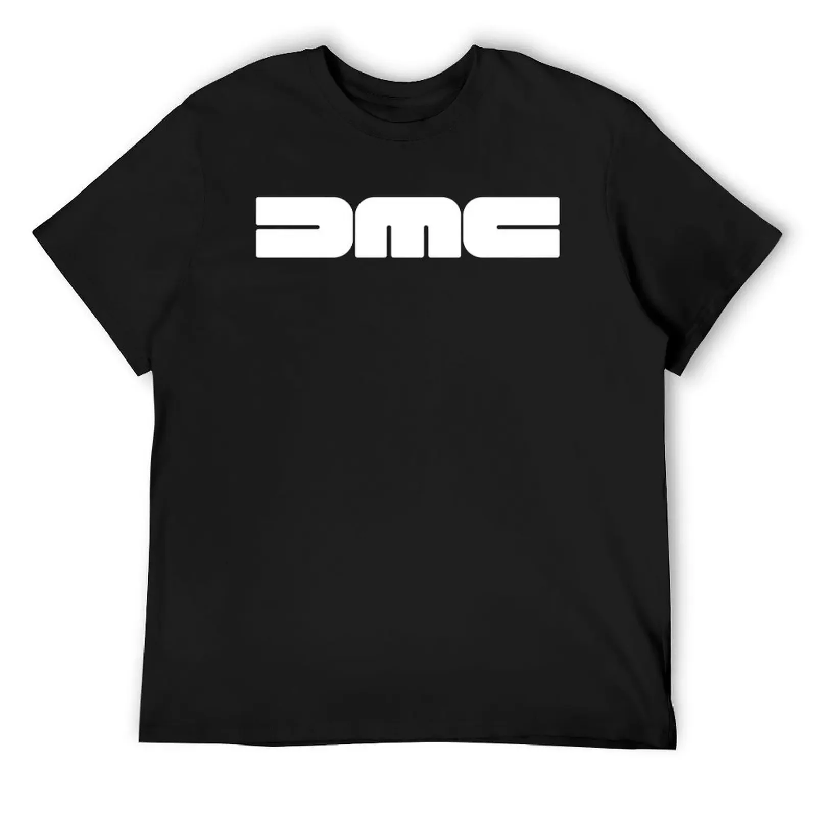 Dmc (delorean motor company white version logo) T-Shirt plus size tops cheap stuff cotton t shirt men