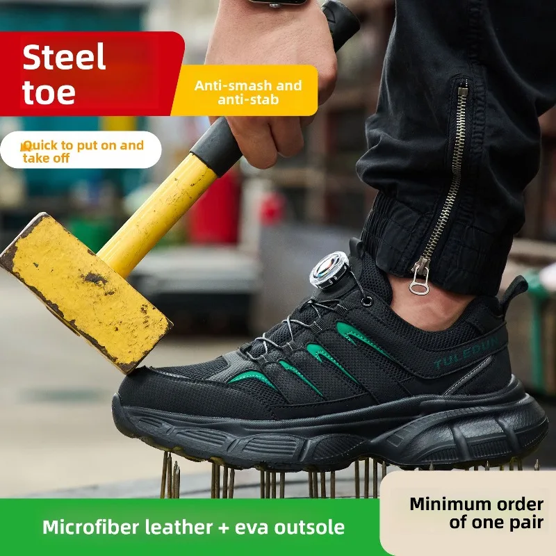 men-women-safety-shoes-black-steel-toe-puncture-proof-smash-proof-anti-crush-soft-sole-lightweight-comfortable-durable-work-boot
