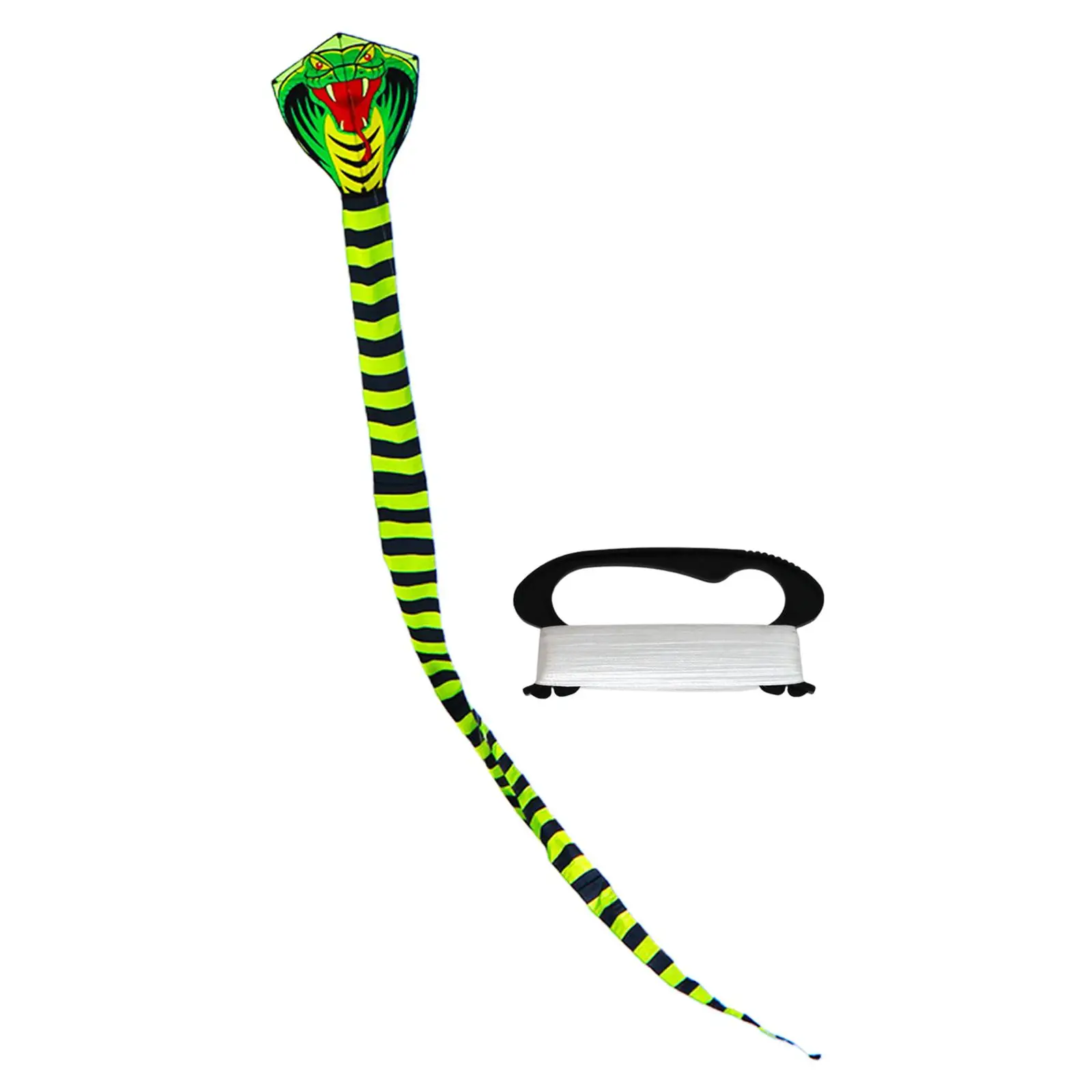 Cometa de serpiente, cometa enorme para adultos, juguete de serpiente al aire libre para actividades al aire libre, césped, playa