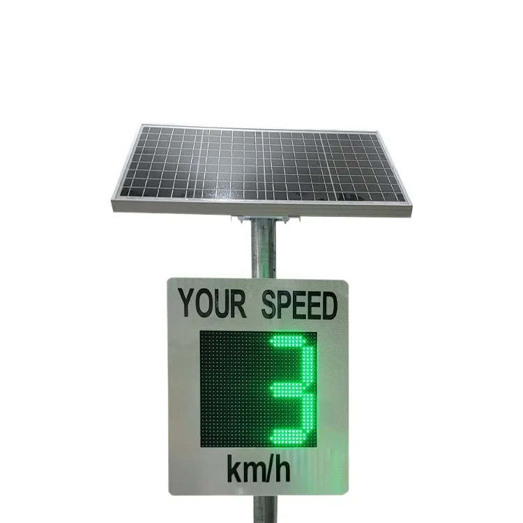 

Портативный радар-измеритель скорости с LED-экраном, солнечным питанием и функцией радар-детектора