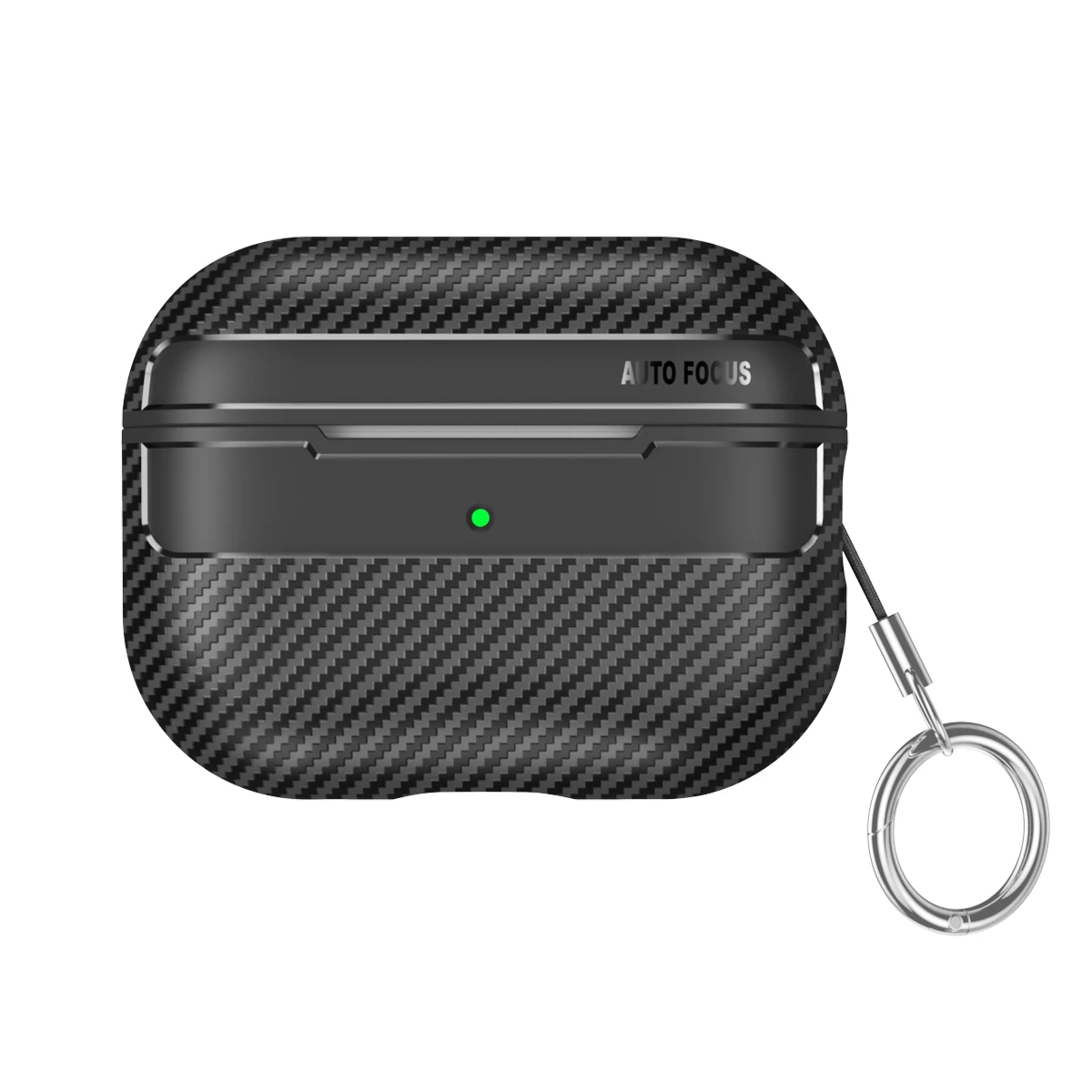 Carbon Fiber Grain Pattern Soft Silicon Earphone Case Cover for Airpods Pro 2 2nd Gen 2022 Airpod Pro2 Fundas Coque Black Grey