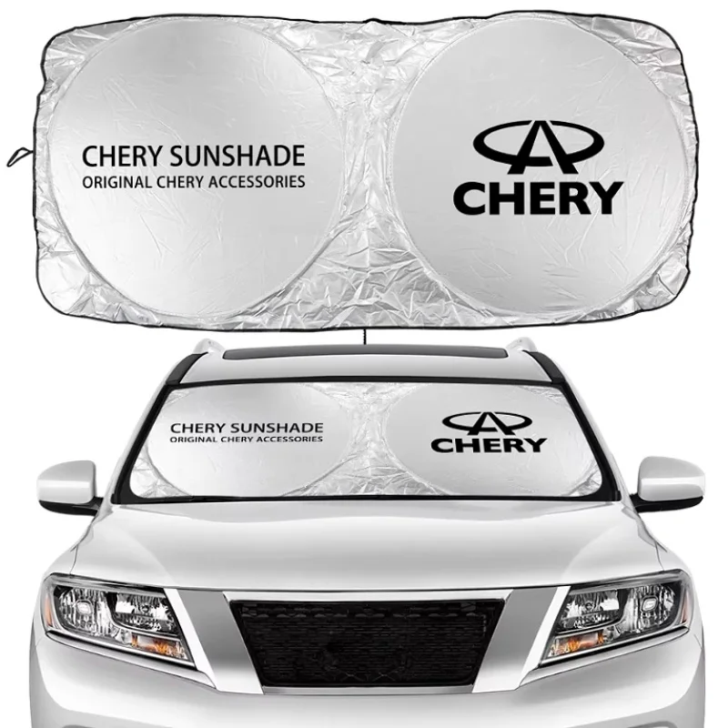 Car Windshield Cover Heat Shield Sun Blocker Aluminum Foil For Chery Tiggo 5x 7 8 8 Pro 3x Arrizo 5 Arrizo 8 Tiggo 7 Pro Tiggo 9