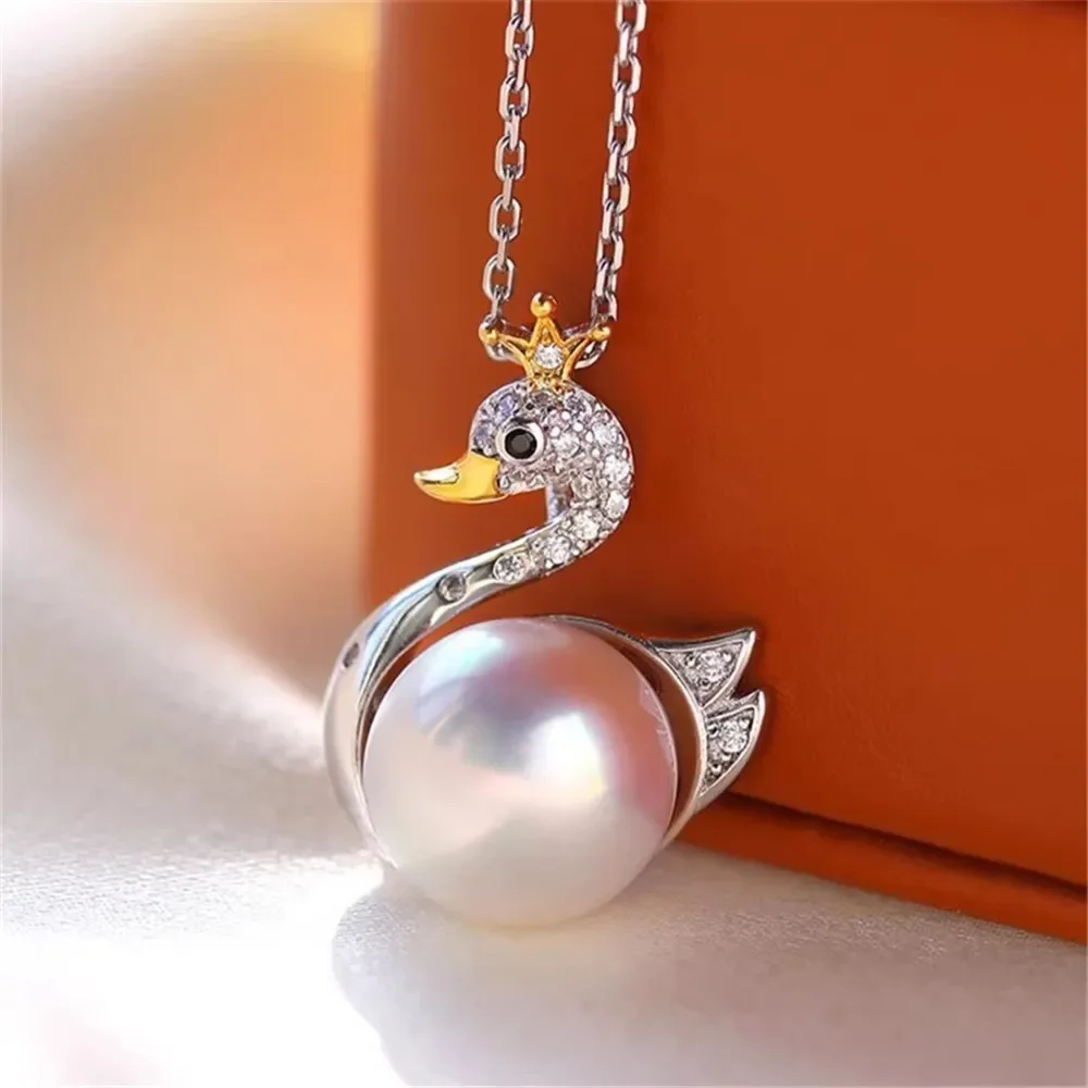 Classic Pearl Pendant Accessory 18K Plated Gold Pendant Settings Jewelry Findings Parts Fittings Connection Accessories D211