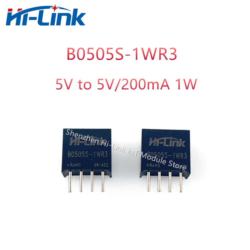 Hi-link DC/DC B0505S-1WR3 5V do 5V 1W izolacja o wysokiej wydajności Mini regulowana moc moduł konwertera inteligentnego gospodarstwa domowego