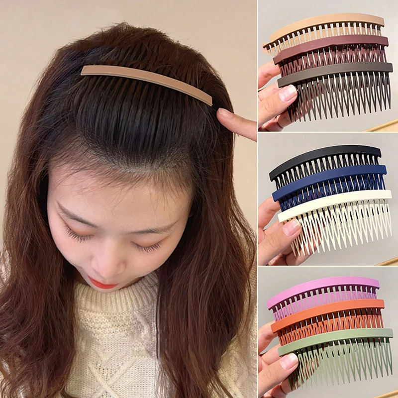 

Fashion Frosted Fixed Hair Hairpin Large Size Comb Broken Hair Tidying Headdress Hairpin