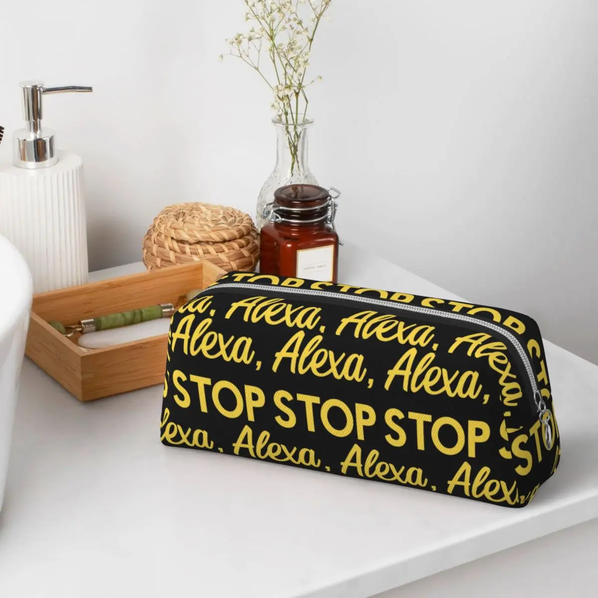 Alexa, Stop Solar Opposites Pencil Cases for Student Gifts Pen Box Pencil Bag Pencil Pouch Storage Stationery Supplies