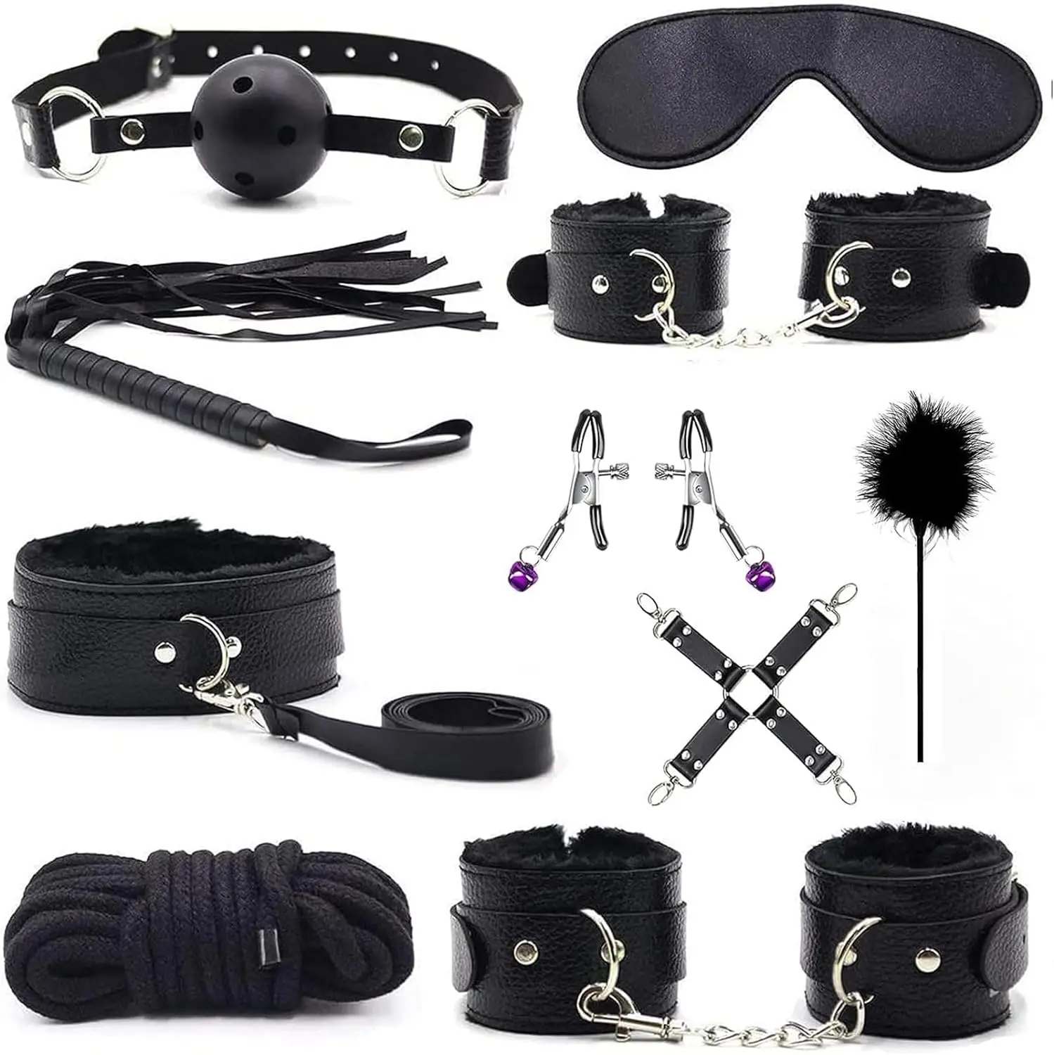 

Adult Restraint Bed Restraints Sex Adults Bondaged Queen Sexy Straps with Handcuffs Bondage Restraints for Women Kit