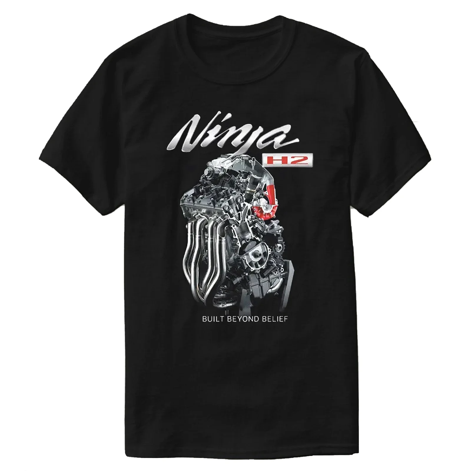 

Retro Classic Japanese Ninja H2 Motorcycle Engine T-Shirt 100% Cotton O-Neck Summer Short Sleeve Casual Mens T-shirt Size S-3XL